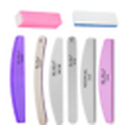 NeoNail Nail File Buffers Straight Curved Trapeze All Types 100/180 100/150