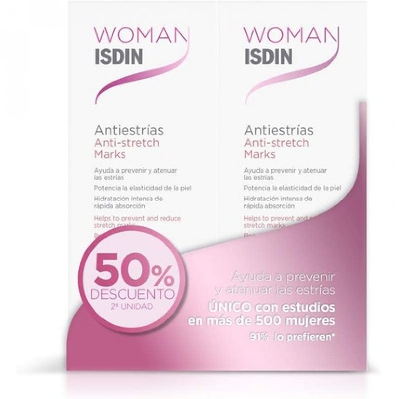 Isdin Woman Anti Stretch Marks 250ml - Pack of 2
