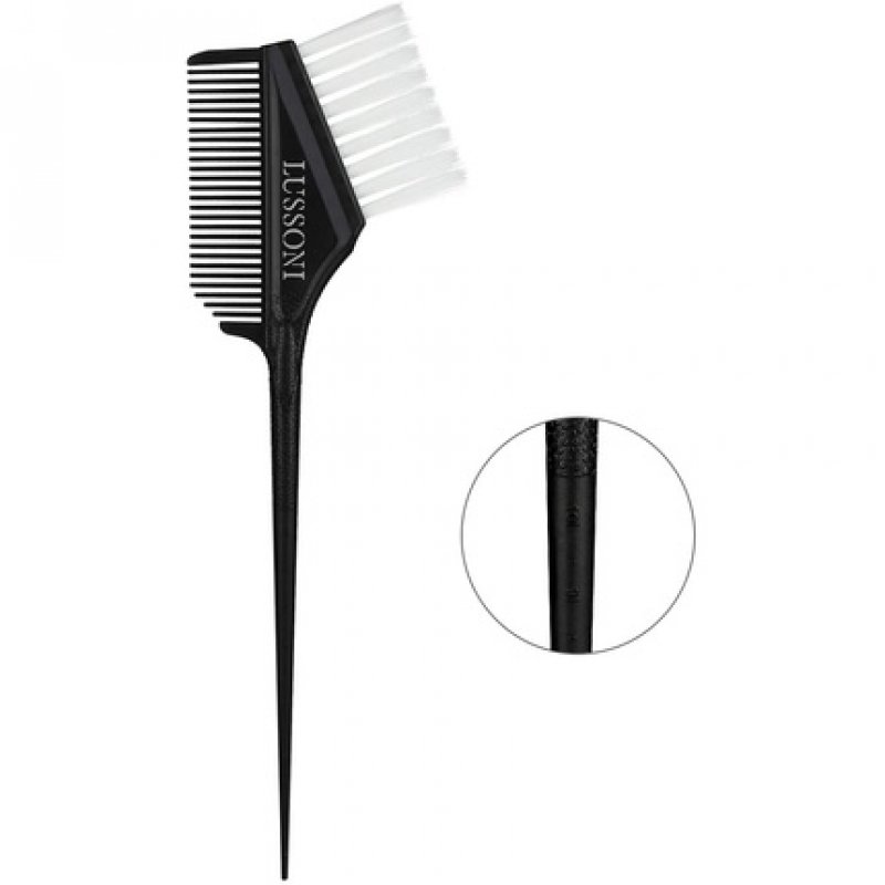 T4B LUSSONI Tinting Brush Flexible and Break-Resistant Hair Dye Brush with Nylon Comb and Bristles (TB031)