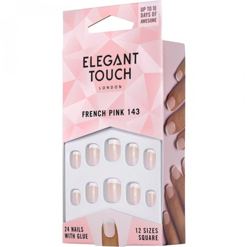 Elegant Touch French Nails 143 Pink 1 Count