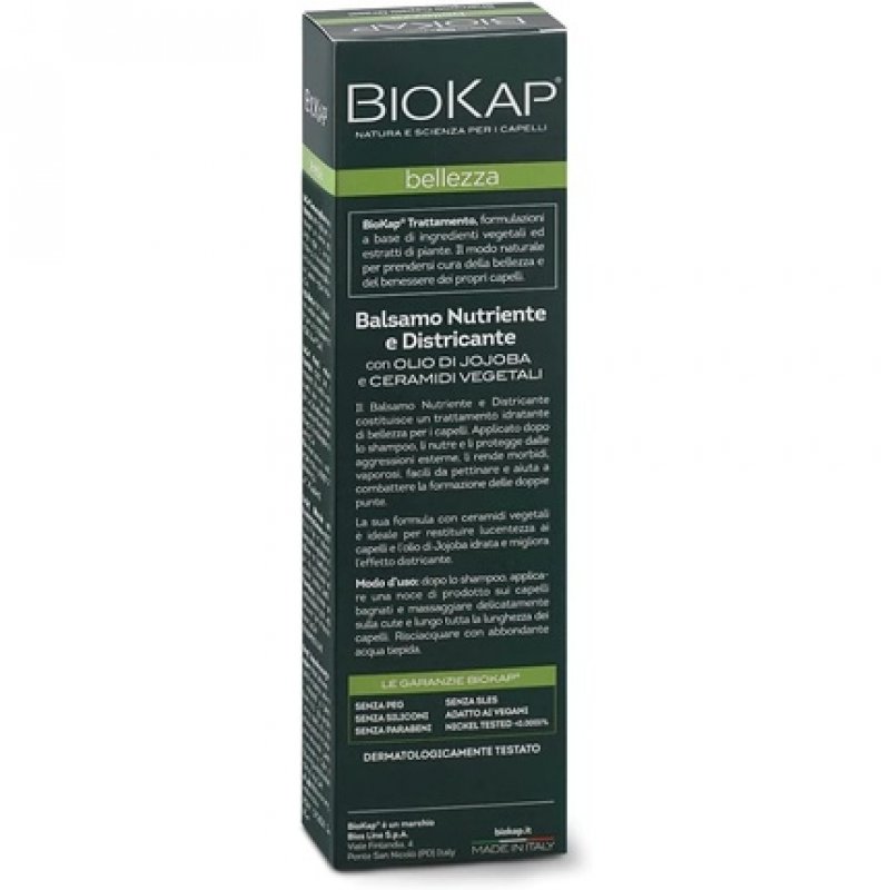BIOKAP Premium Balsam Conditioner 125ml Jojoba Oil Anti-Frizz Vegetable Ceramides Vegan Silicone Free Paraben Free