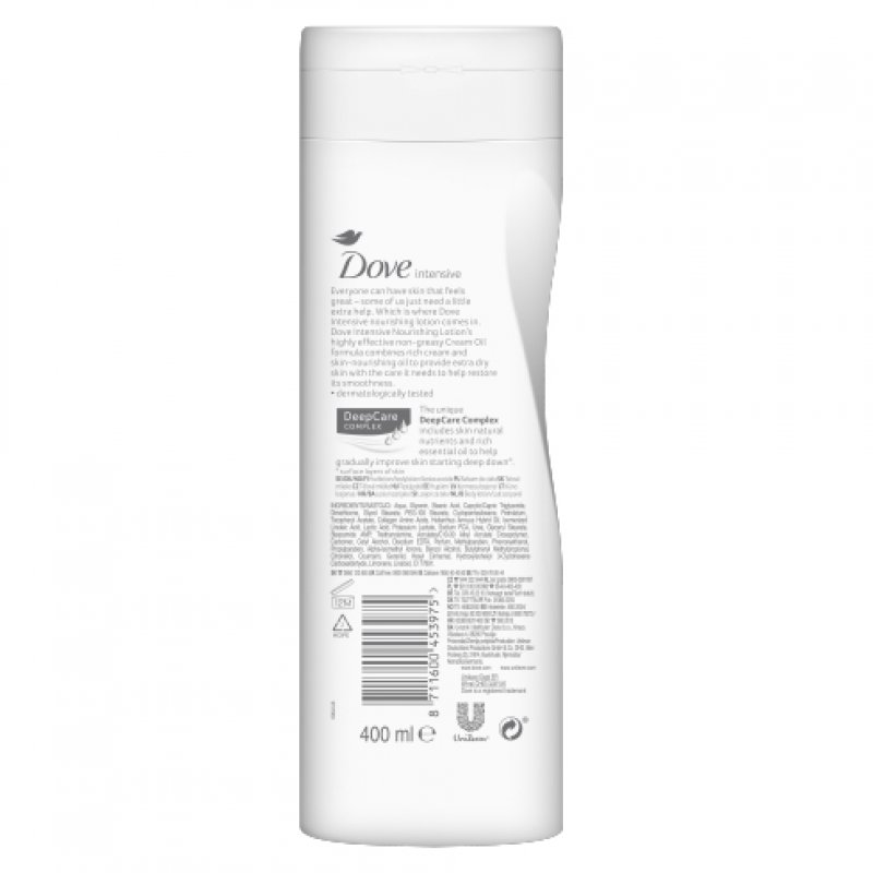 Dove Intensive Nourishment Body Lotion 400ml