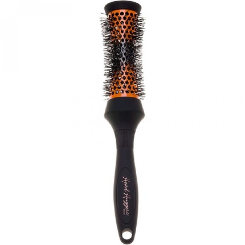 Denman Small Thermo Ceramic Hourglass Hot Curl Brush DHH2H for Blow-Drying, Straightening, Defined Curls, Volume &