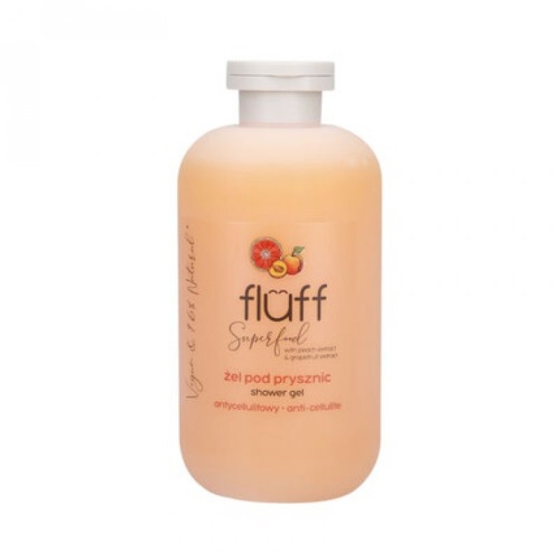 Fluff Peach Grapefruit Anti-Cellulite Shower Gel 500ml