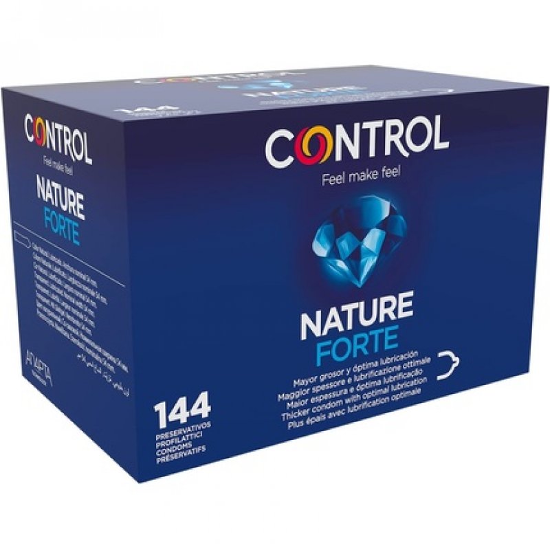 CONTROL NATURE FORTE Extra Strong Ergonomic Natural Latex Condoms - Pack of 144