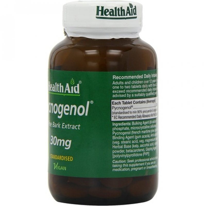 Healthaid Pycnogenol Extract 30mg - 30 Tablets