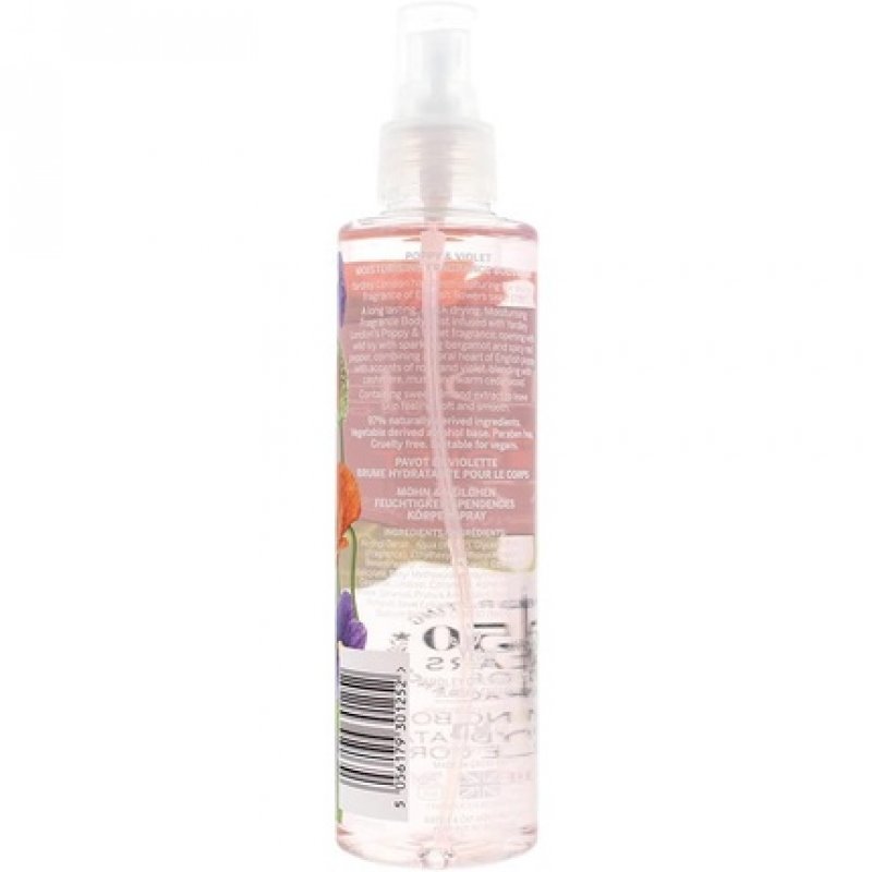 Yardley 200ml Body Mist Poppy & Violet
