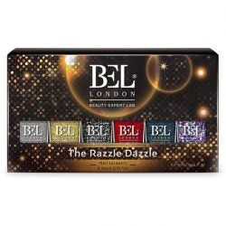 BL Razzle Dazzle Luxury Multi Glitter Nail Polish Set - The Queen of Deluxe - Professional Quality Quick Dry Set - 6