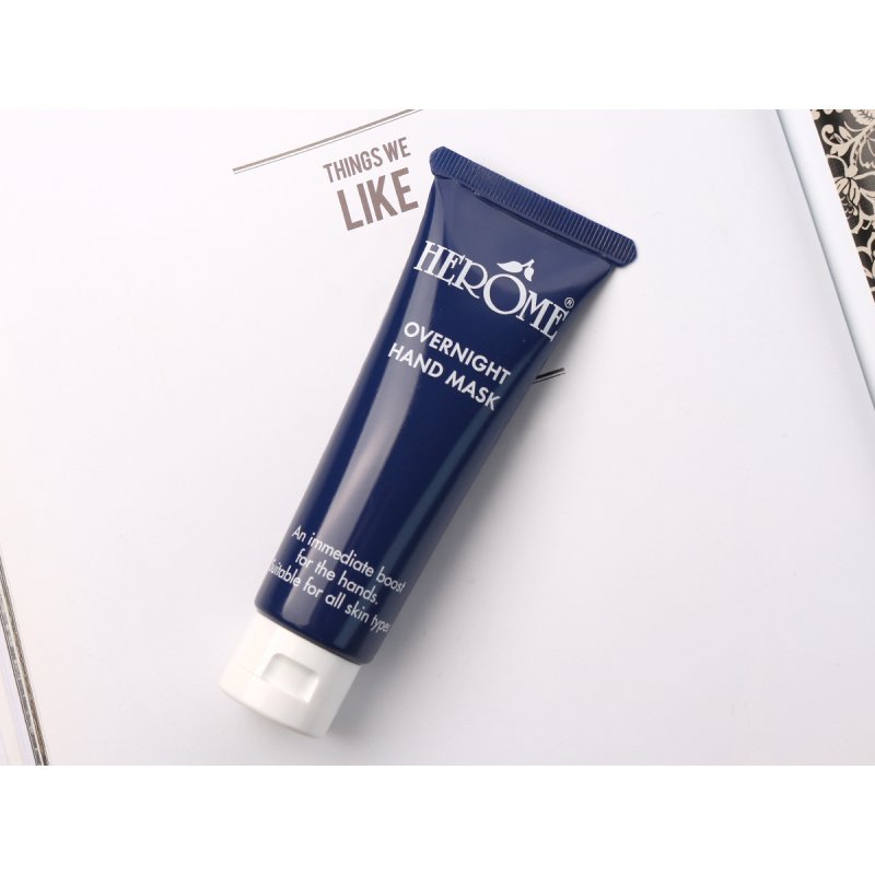 Herome Overnight Hand Mask Restores Chapped Cracked Hands Gel Formula 40ml