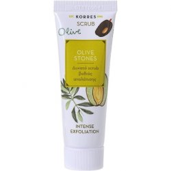 Korres Natural Olive Stones Scrub 18ml, Vegan