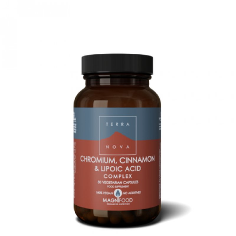 Terranova Chromium Cinnamon & Lipoic Acid Complex 50 Vegicaps