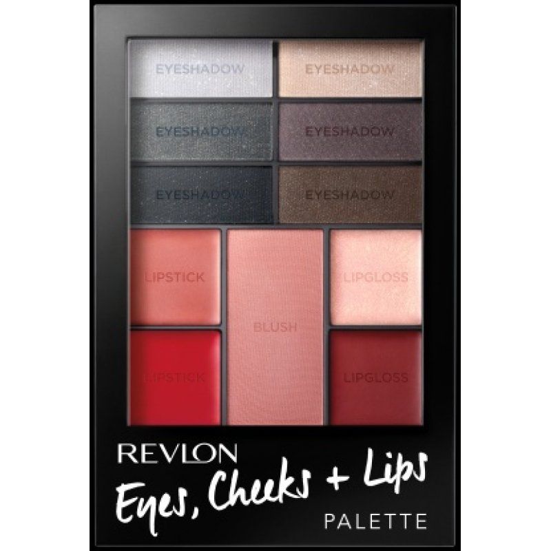 Revlon Makeup Set - Eyes, Cheeks, & Lips Palette 200 Seductive Smokies