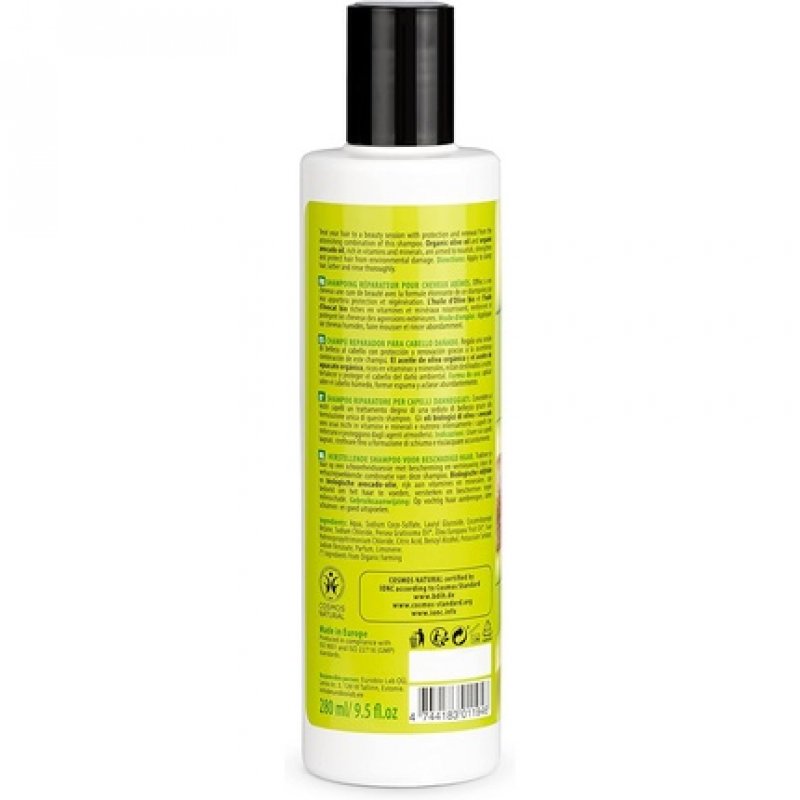 Organic Shop Repairing Shampoo for Damaged Hair Avocado and Olive 280ml