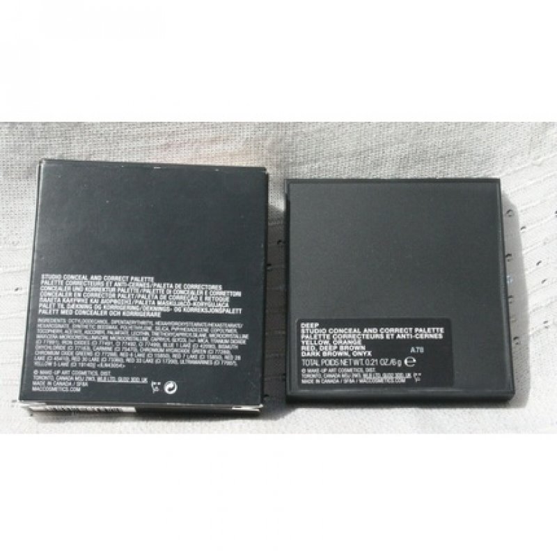M.A.C. Studio Conceal & Correct Palette 4 Concealers 2 Correctors 6g Deep