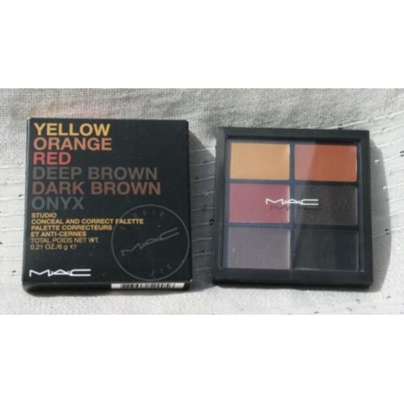 M.A.C. Studio Conceal & Correct Palette 4 Concealers 2 Correctors 6g Deep