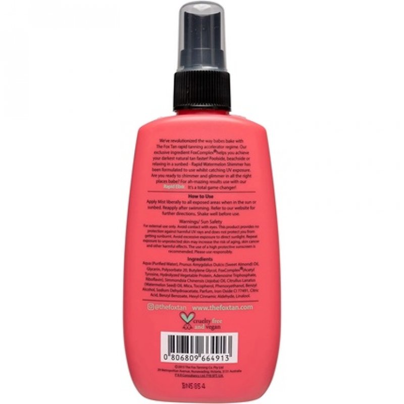The Fox Tan Rapid Watermelon Mist Shimmer 120ml
