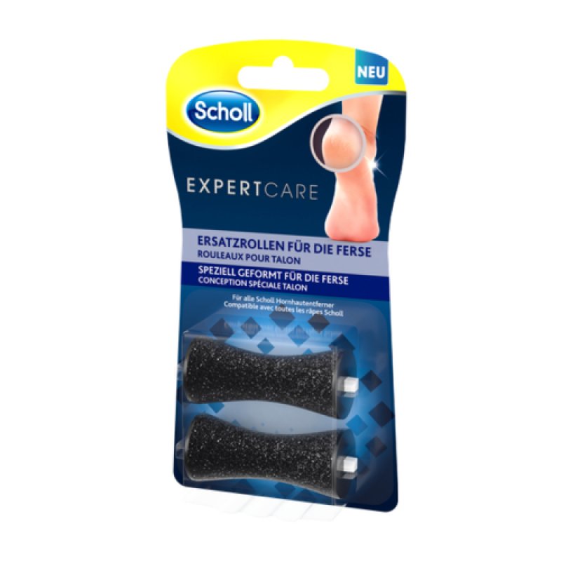 Scholl Expert Care Replacement Rollers for Heels with Diamond Particles