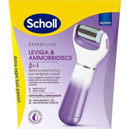 Scholl Velvet 2in1 Electronic Pedicure System for Smooth and Soft Feet