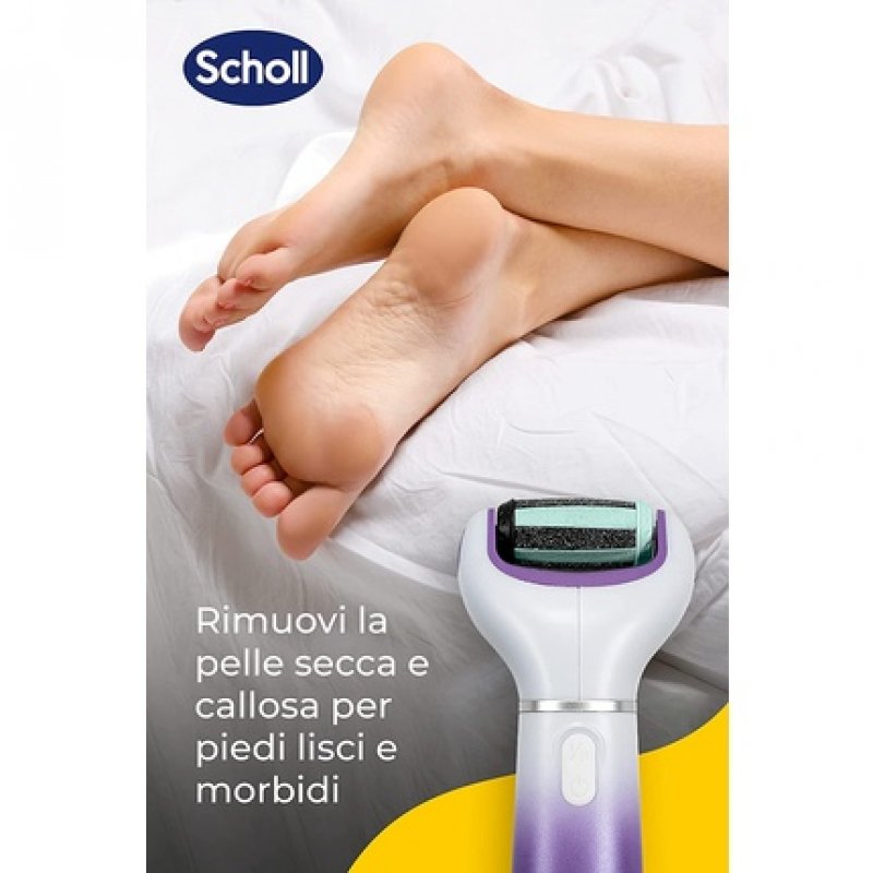 Scholl Velvet 2in1 Electronic Pedicure System for Smooth and Soft Feet