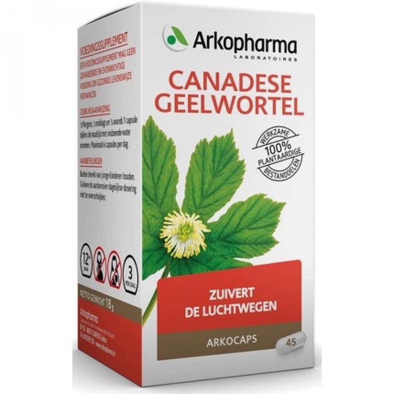 Arkocaps Canadian Yellow Root 45 Capsules