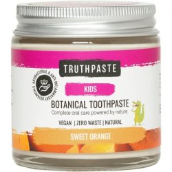 TRUTHPASTE Kid's Children's Natural Zero Waste Toothpaste Sweet Orange 100ml
