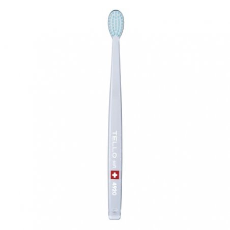TELLO 4920 Adult Soft Swiss Toothbrush with Ergonomic Handle 1 Count