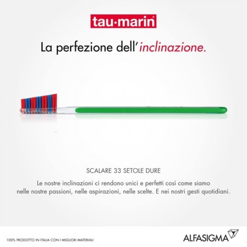 Tau-marin Scalare 33 Toothbrush Hard Bristles with Antibacterial