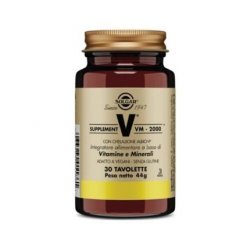 Solgar VM-2000 Multivitamin Supplement 30 Tablets