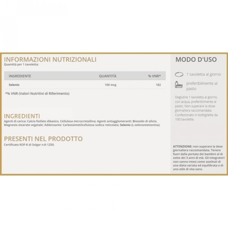 Solgar Oligo Sel Plus