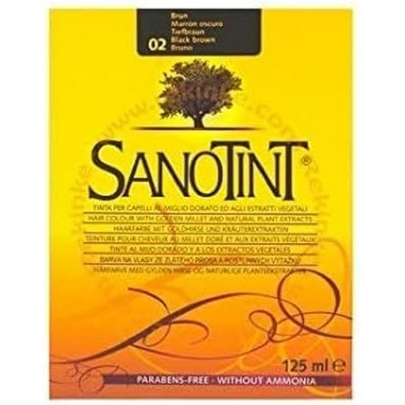 Sanotint 4% PPD No Ammonia Dark Brown Hair Dye