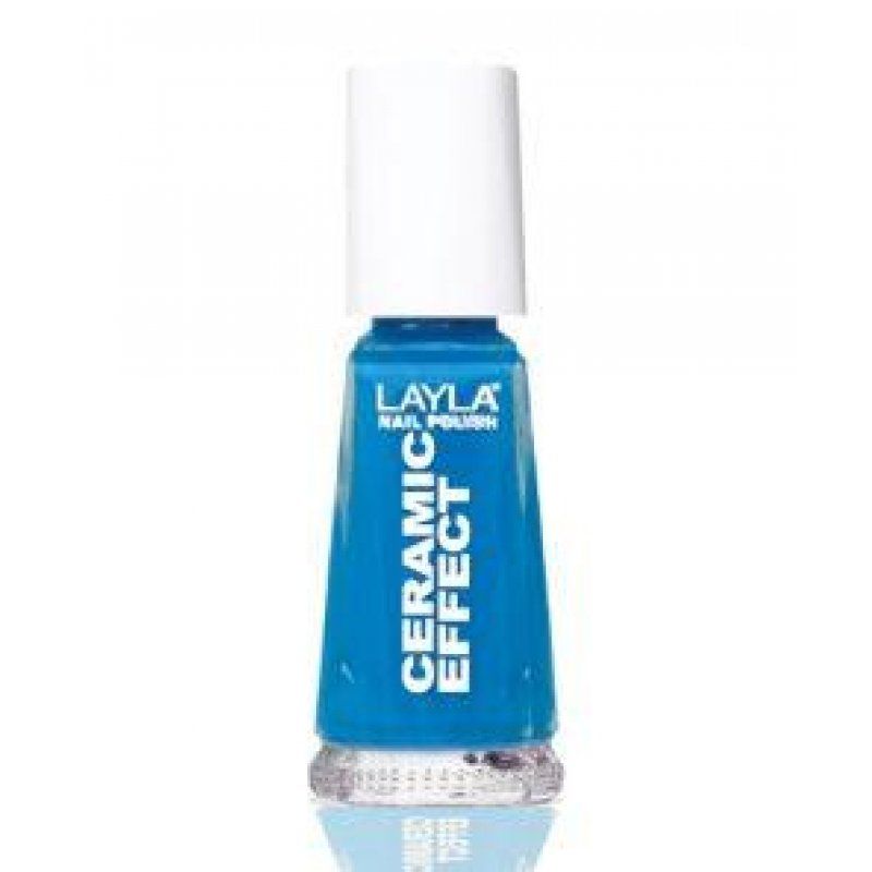 Layla Cosmetics Smalto Layla Ceramic Effect vernis à ongles 10 ml Bleu Gloss