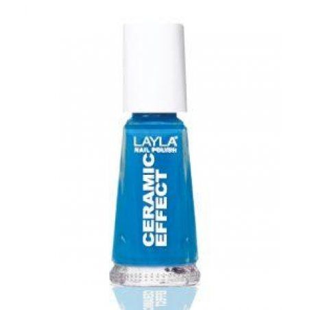 Layla Cosmetics Smalto Layla Ceramic Effect vernis à ongles 10 ml Bleu Gloss