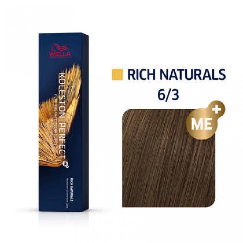 Koleston Perfect Me Hair Color Rich Naturals 6/3 60ml