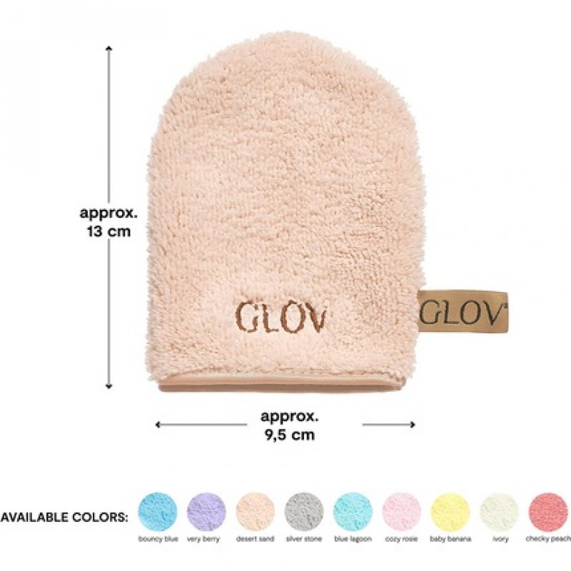 GLOV Microfibre Face Cloth Makeup Remover and Facial Cleanser Desert Sand