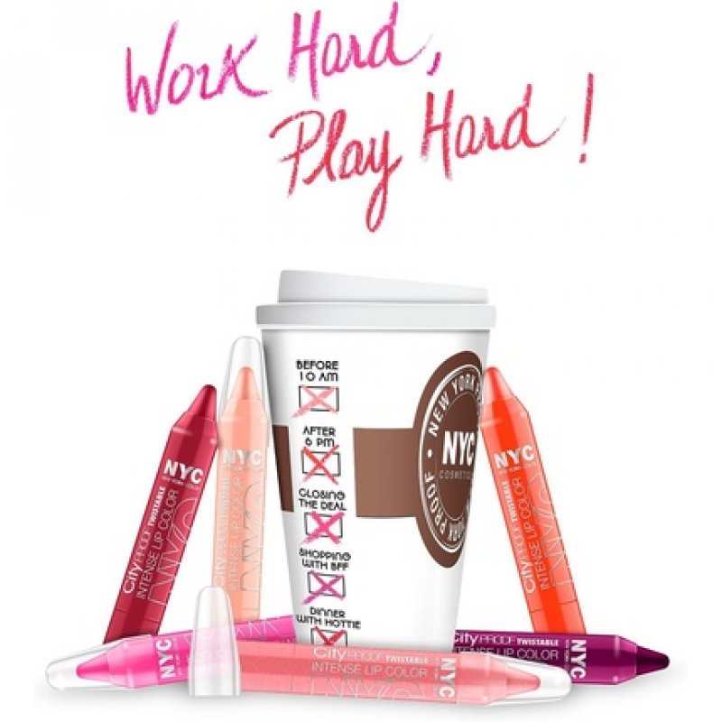 NYC City Proof Twistable Intense Lip Color 022 Fulton St. Fuchsia