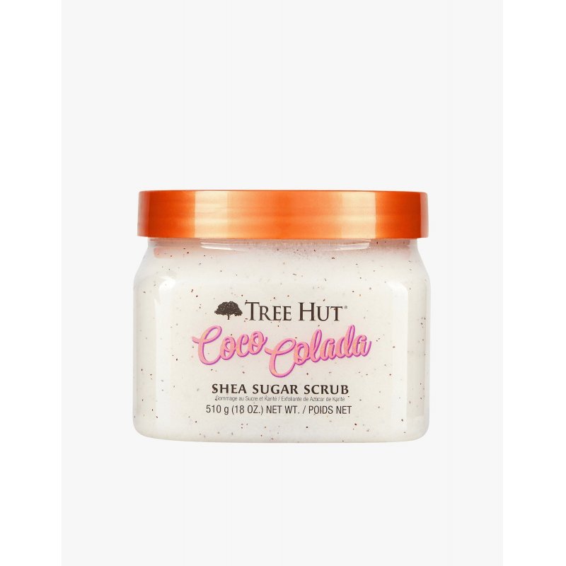 Tree Hut Shea Sugar Scrub Coco Colada 18oz Ultra Hydrating and Exfoliating for Essential Body Care