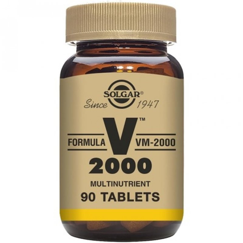 Solgar Formula VM-2000 Multinutrient System 90 Tablets