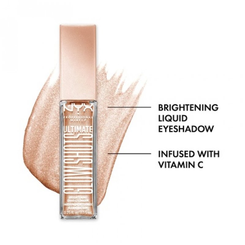 NYX Professional Makeup Ultimate Glow Shots Liquid Eyeshadow with Vitamin C Highkey Lychee