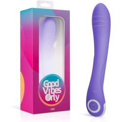 Good Vibes Only G-Spot Vibrator Lici with 10 Vibration Settings Waterproof Rechargeable Purple