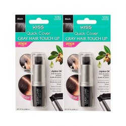 KISS Quick Cover Gray Hair Root Touch Up Stick Black