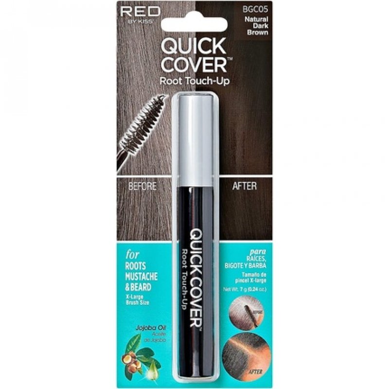 Kiss Quick Cover Brushin Color Touch Up Natural Dark Brown