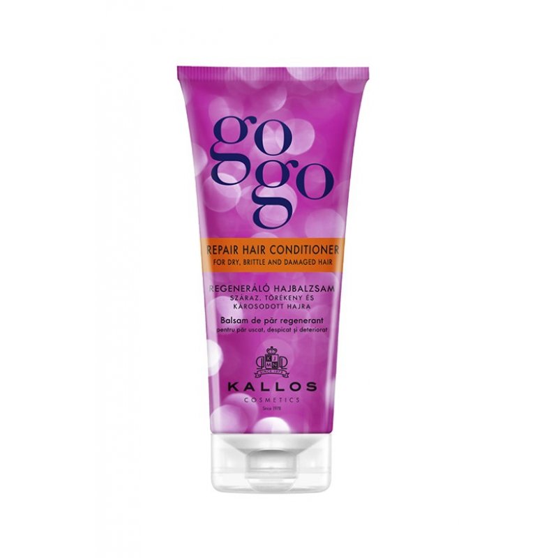 Kallos GOGO Repair hair conditioner 200ml masque pour cheveux Femmes