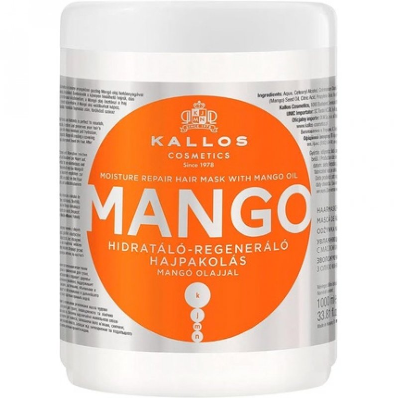 Kallos KJMN Hair Mask with Mango Oil 1000ml