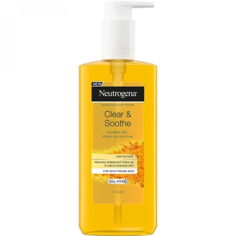Neutrogena Clear and Soothe Micellar Jelly Makeup Remover 200ml