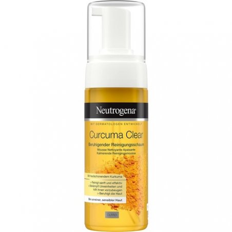 Neutrogena Curcuma Clear Facial Cleanser Soothing Cleansing Foam Makeup Remover 150ml