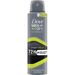 Dove Men Care Advanced Sport Fresh Antiperspirant Deodorant Aerosol with Triple Action Technology 150ml