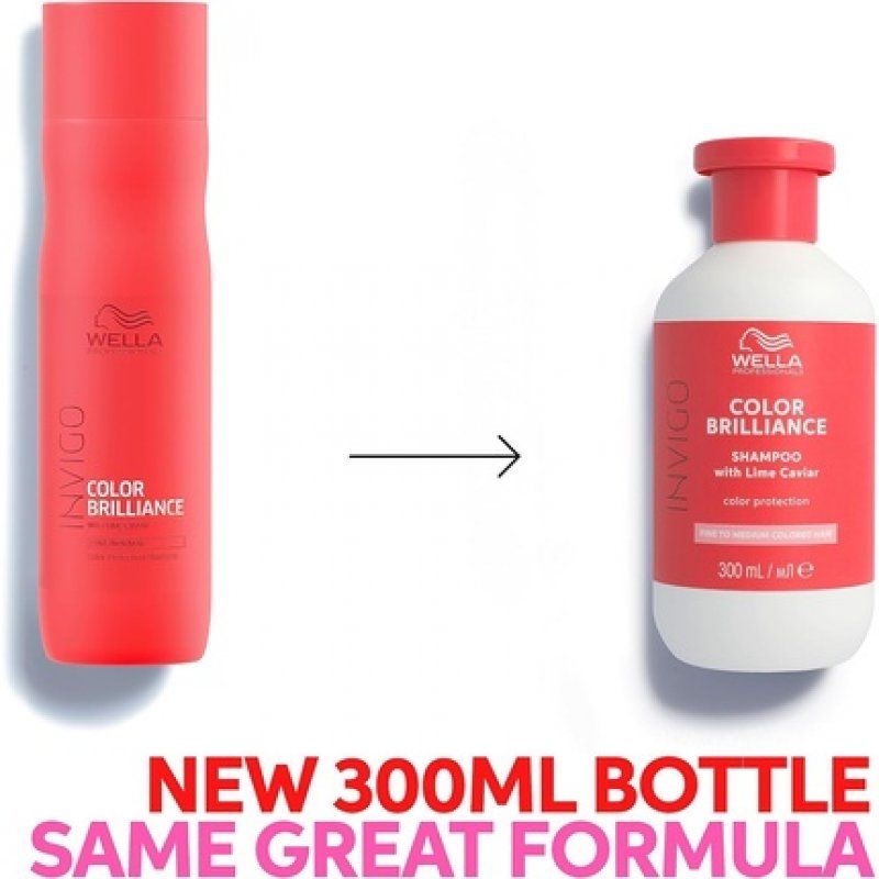 Wella Professionals Invigo Color Brilliance Professional Hair Care Colour Protection Shampoo for Fine/Normal Hair 300ml