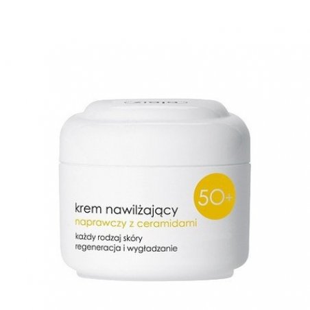 Ziaja 50 Series Moisturizing Cream with Ceramides for All Types of Mature Skin 50ml