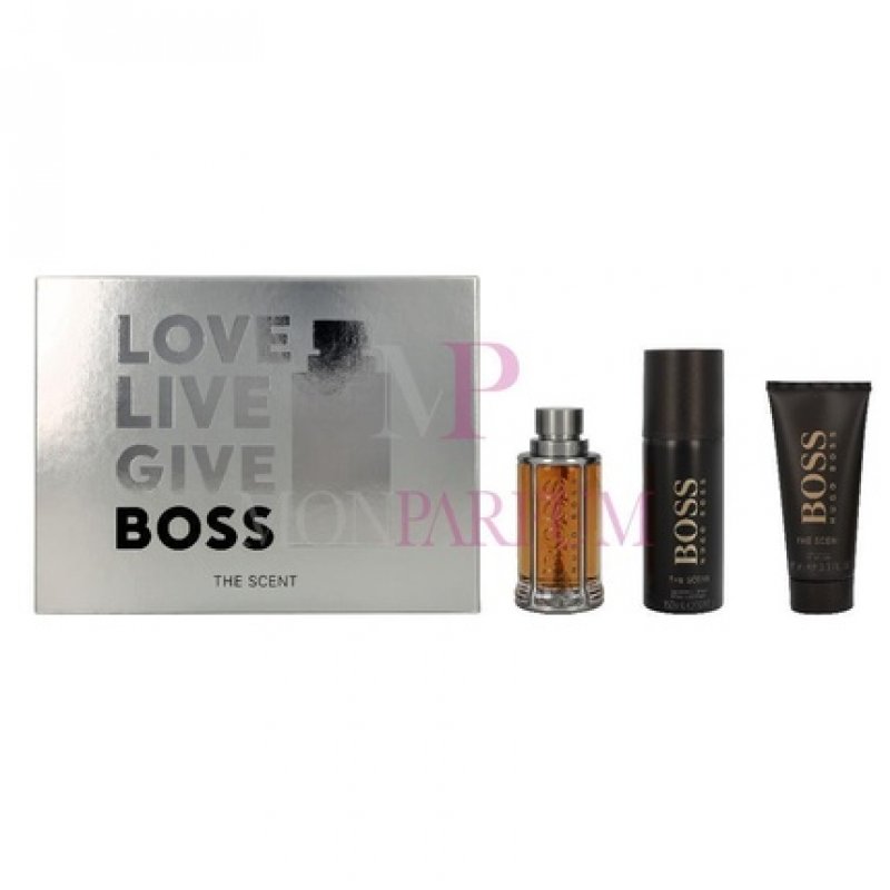Hugo Boss The Scent Gift Set Eau De Toilette 100ml Deodorant Spray 150ml SG 100ml For Men