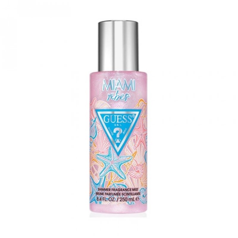 Guess Destination Miami Vibes Shimmer Body Mist Spray, 8.4 Fl Oz